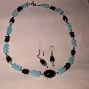 Necklace and Earrings Set.